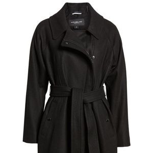 Andrew Marc Wool Blend Trench Coat